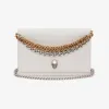 亚历山大麦昆/Alexander McQueen 女士象牙色小号骷髅头链条包 7327961HB0I9210 812849951