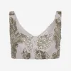 亚历山大麦昆/Alexander McQueen 女式 Alchemilla 瓷质刺绣短款上衣 735235QEACM5093 