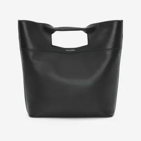 亚历山大麦昆/Alexander McQueen 男士 The Square Bow 黑色小号 7352851AAJL1000 812863881