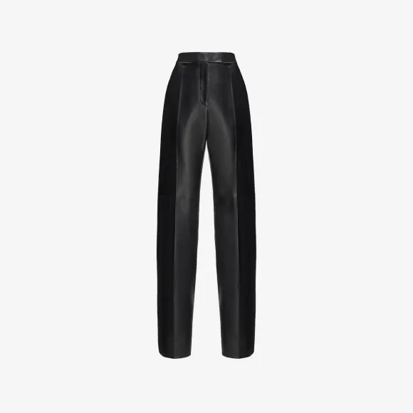 亚历山大麦昆/Alexander McQueen 女式黑色皮裤 769303Q5ALW1000 769303Q5ALW1000