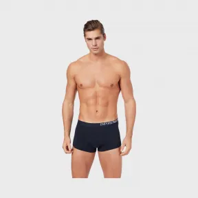 阿玛尼/Armani 弹力棉字母纹LOGO平角内裤三条装|内衣 111357CS713