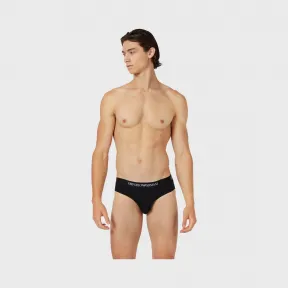 阿玛尼/Armani 弹力棉LOGO内裤三条装丨内衣 1116240A722