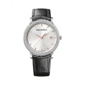 爱彼/Audemars Piguet  Jules Audemars系列 18k白金镶钻  男表 15171BC.ZZ.A002
