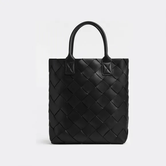 葆蝶家/Bottega Veneta 黑色 100% 羔羊皮 女士 cabat托特手袋 570800VMAH11229