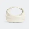 葆蝶家/Bottega Veneta 白色 100% 羊皮革 女士 小号jodie肩背包 600261VCPP09009