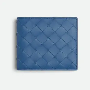 葆蝶家/Bottega Veneta Intrecciato编织双折钱包 605721VCPQ64219