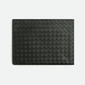 葆蝶家/Bottega Veneta Intrecciato编织半拉链手拿包 607479VCPQ53032