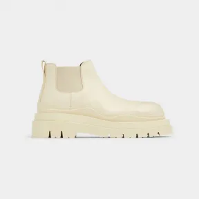 葆蝶家/Bottega Veneta 海盐色 牛皮革 男士 tire chelsea踝靴 630281VBS509086