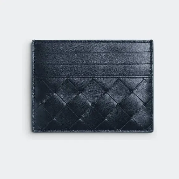 葆蝶家/Bottega Veneta 太空灰 羊皮革/牛皮革 女士 信用卡包 635042VCPP38837