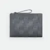 葆蝶家/Bottega Veneta 闪电灰 100% 牛皮革 男士 pouch手拿包 649616VBWD31242
