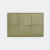 葆蝶家/Bottega Veneta 洞石绿 羊皮革/牛皮革 女士 信用卡包 651401VCQC42916
