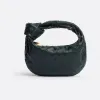 葆蝶家/Bottega Veneta 墨水绿 羊皮革/牛皮革 女士 mini jodie迷你手提包 651876VCPP53014