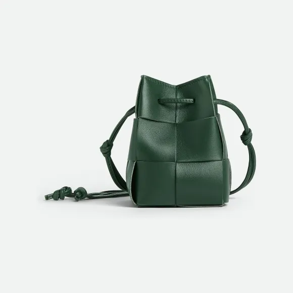 葆蝶家/Bottega Veneta Cassette迷你斜挎水桶包-BV斜挎水桶包-Bottega Veneta水桶包-女士迷你手袋 680217VCQC43035