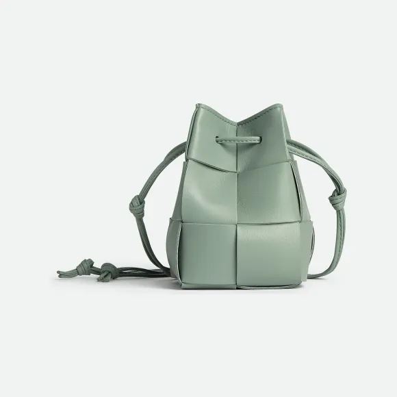 葆蝶家/Bottega Veneta Cassette迷你斜挎水桶包-BV斜挎水桶包-Bottega Veneta水桶包-女士迷你手袋 680217VCQC43403