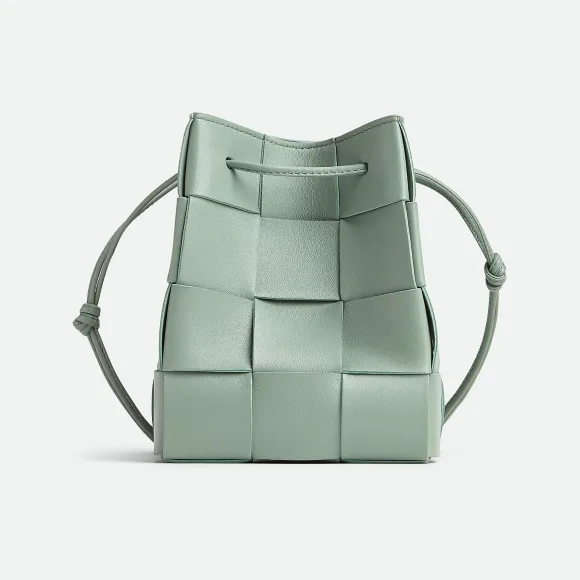 葆蝶家/Bottega Veneta 小号Cassette水桶包-BV水桶包-Bottega Veneta水桶包-女士迷你手袋 680218VCQC43403