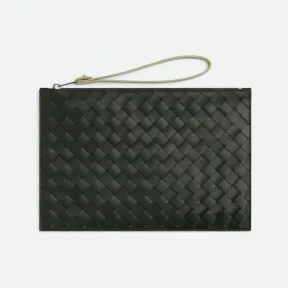 葆蝶家/Bottega Veneta 中号Intrecciato编织手拿包 684509VCPQ53173