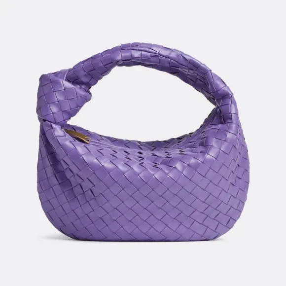 葆蝶家/Bottega Veneta 紫色 羊皮革 女士 teen jodie肩背包 690225VCPP05311