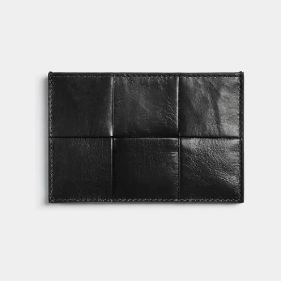 葆蝶家/Bottega Veneta BLACK 男款 卡包 690938VCQ728803