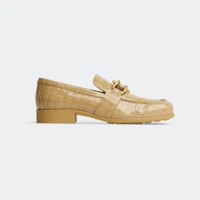 葆蝶家/Bottega Veneta 果仁糖色 牛皮革 女士 monsieur乐福鞋 708902V2DW02636