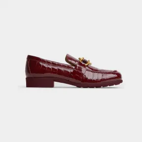 葆蝶家/Bottega Veneta 樱桃红 牛皮革 女士 monsieur乐福鞋 708902V2DW06084
