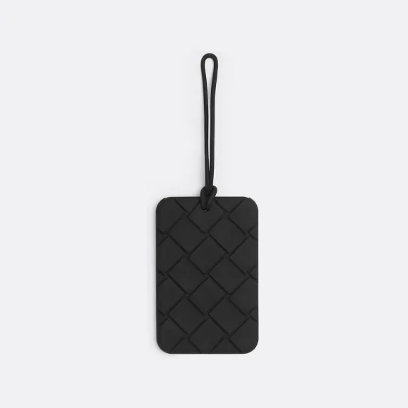 葆蝶家/Bottega Veneta 黑色 100% 硅 女士 行李牌 708959V0EY01000