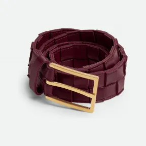 葆蝶家/Bottega Veneta 超大intreccio编织腰带-BV编织腰带-Bottega Veneta腰带-女士皮带 709260VCQC02247