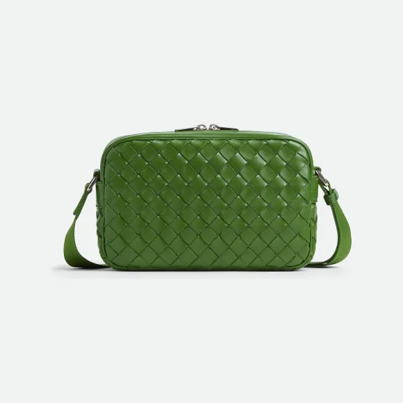 葆蝶家/Bottega Veneta 小号Intrecciato编织相机包 710048V2E423139