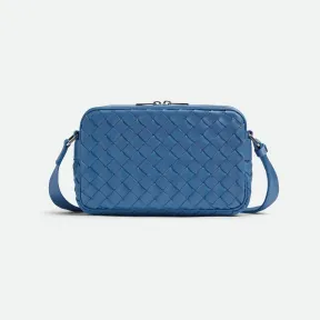 葆蝶家/Bottega Veneta 小号Intrecciato编织相机包 710048V2E424225