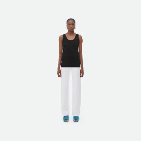 葆蝶家/Bottega Veneta 弹力罗纹棉质背心 715043V2I501000