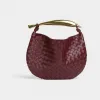 葆蝶家/Bottega Veneta 巴罗洛酒红 羊皮革 女士 sardine手提包 716082VCPP12250