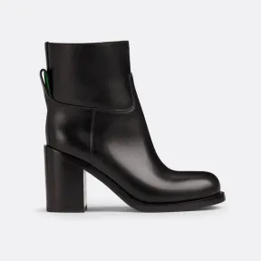 葆蝶家/Bottega Veneta 黑色 牛皮革 女士 cavallo踝靴 716214V2BH01000