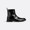 葆蝶家/Bottega Veneta 黑色 牛皮革 男士 tie踝靴 716261V2CM01000