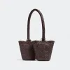 葆蝶家/Bottega Veneta 可可浆色 100% 羊皮革 女士 kalimero双水桶包 716929V01D02024