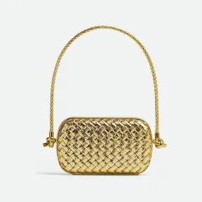 葆蝶家/Bottega Veneta Knot肩带晚装包 717623V2OG18922