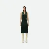 葆蝶家/Bottega Veneta 流畅丝缎连衣裙-BV连衣裙-Bottega Veneta连衣裙-女士成衣 723022V2LC02275