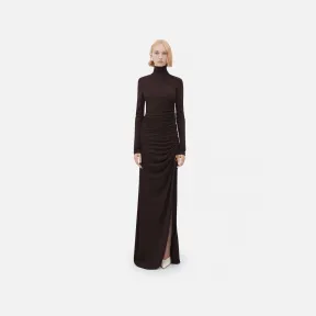 葆蝶家/Bottega Veneta 人造丝针织系结连衣裙 725666VKUQ02113