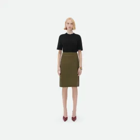 葆蝶家/Bottega Veneta • 皮革半身裙 727841V2E509523
