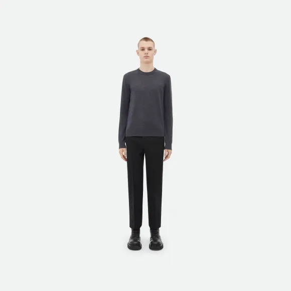 葆蝶家/Bottega Veneta “Bv”刺绣羊毛毛衣 730646V2MS01962