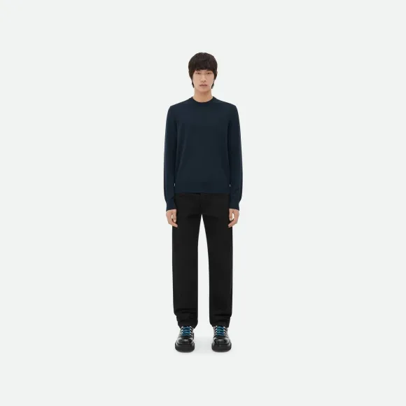 葆蝶家/Bottega Veneta “Bv”刺绣羊毛毛衣 730646V2MS04246