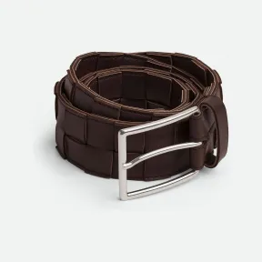 葆蝶家/Bottega Veneta 超大intreccio编织腰带 730766VMAY42145