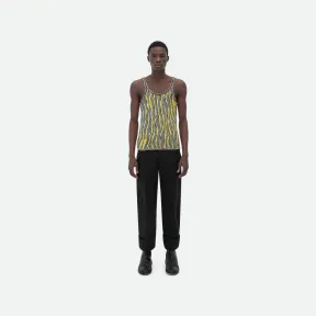 葆蝶家/Bottega Veneta 修身版型粘胶纤维提花背心 739191V2XB07011