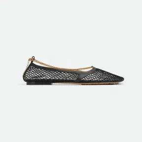 葆蝶家/Bottega Veneta Stretch芭蕾舞平底鞋 740001VBPS11000