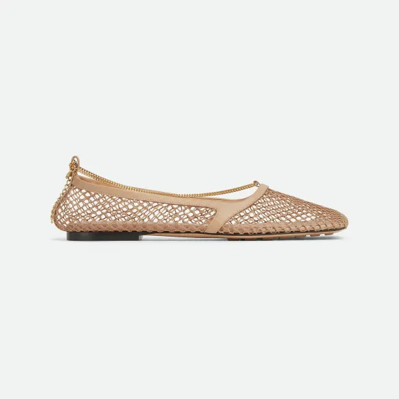 葆蝶家/Bottega Veneta Stretch芭蕾舞平底鞋 740001VBPS19713