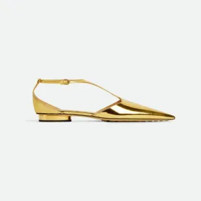 葆蝶家/Bottega Veneta Rocket T字带芭蕾舞平底鞋 740412V2VK08265
