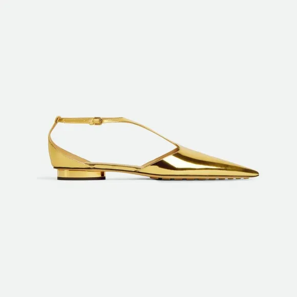 葆蝶家/Bottega Veneta Rocket T字带芭蕾舞平底鞋 740412V2VK08265