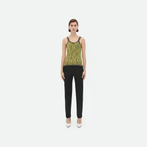 葆蝶家/Bottega Veneta 修身版型粘胶纤维提花背心 744125V2XB07042