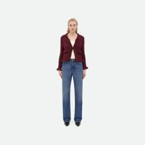 葆蝶家/Bottega Veneta 修身版型毛巾布粘胶纤维开衫 744371V2R805001