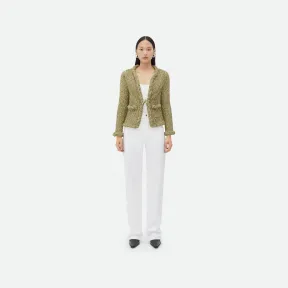 葆蝶家/Bottega Veneta 修身版型毛巾布粘胶纤维开衫 744371V2R807381