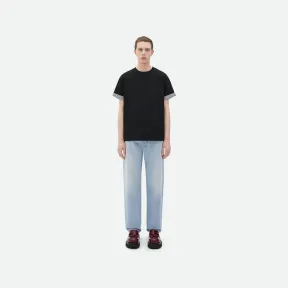 葆蝶家/Bottega Veneta 双层条纹棉质t恤衫 754683V39G01000