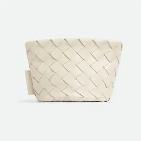 葆蝶家/Bottega Veneta 迷你Intrecciato编织水桶式手拿包 755472VCPP19646